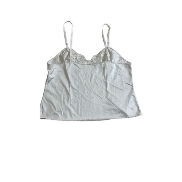 Addona Striped Lace Trimmed Adjustable cami Tank size S - Picture 5 of 7